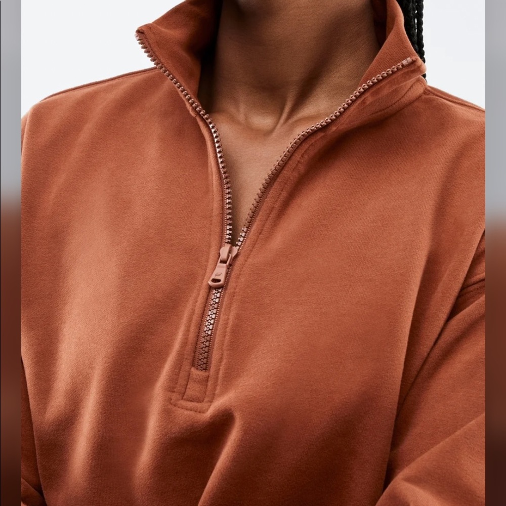 Fabletics Half Zip Cropped Pullover - image 2